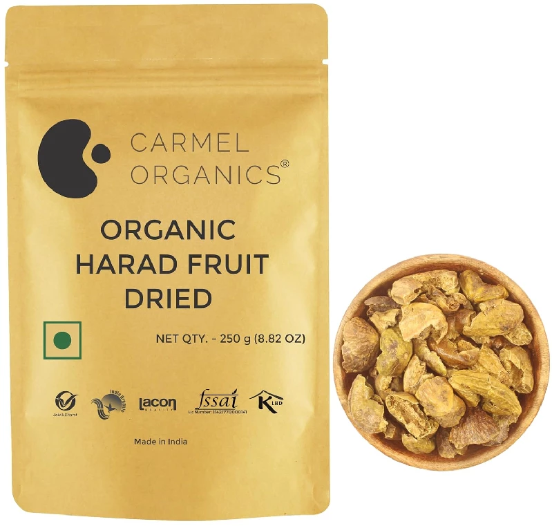 Carmel Organics Harad-Haritaki Whole, 250 g-1.webp